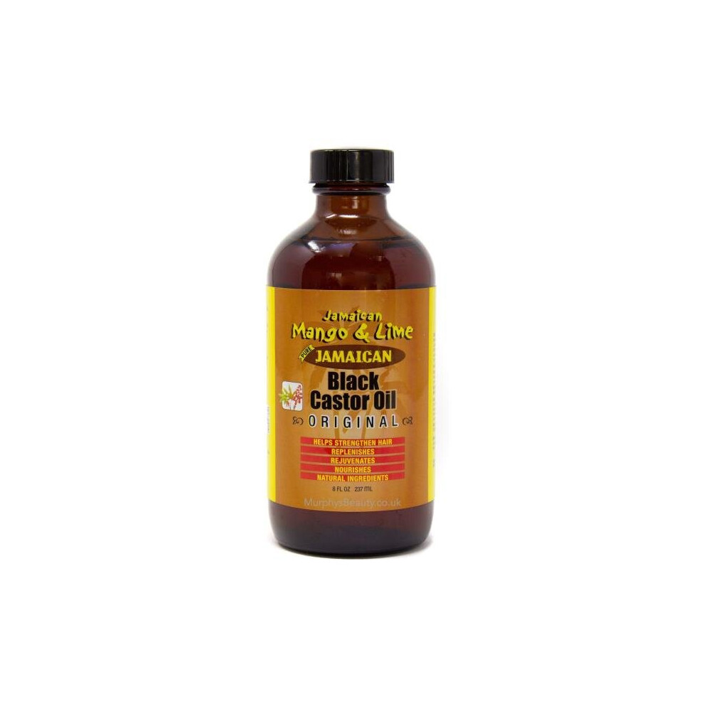Jamaican Mango Lime Jamaican Mango & Lime Original Castor Oil 8Oz Black