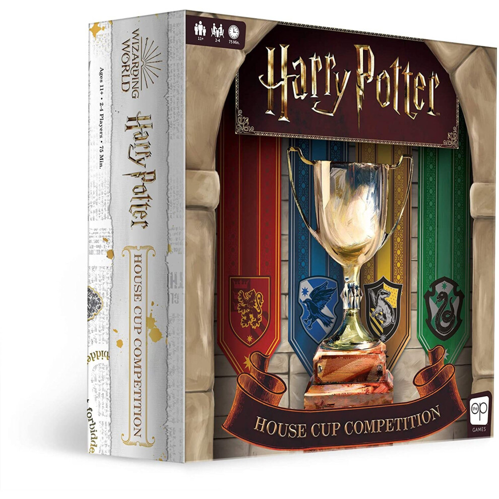 USA-OPOLY, Harry Potter: House Cup Competition, Board Game, 2 To 4 Players, Ages 11+, 75 Minute Playing Time-image
