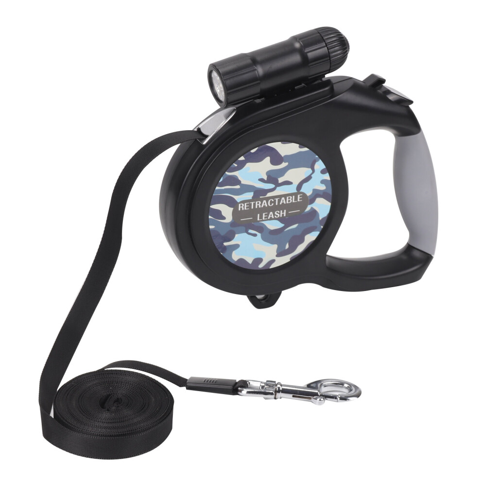 8M/50Kg Large Dog Lead Leash Strongs Retractable Extendables Lockable Black