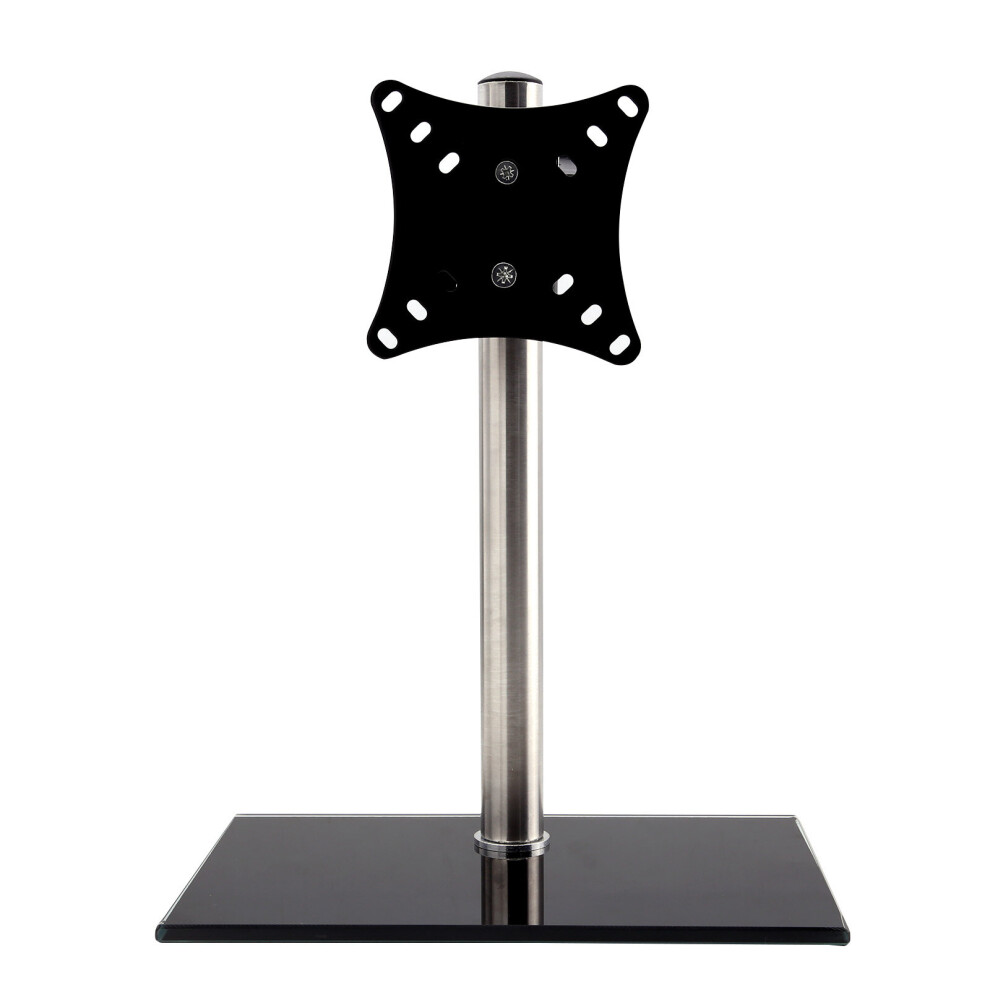 Single Arm Lcd Led Monitor Tv Bracket Desk Stand For 13-27''Screen Uk Black