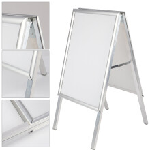 A2 Poster Display Snap Frame Shop Standing Menu Double Side Board