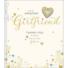 Amazing Girlfriend Embellished Mother's Day Card Quality Greeting Cards