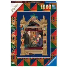 Puzzel 1000 stukjes - Harry Potter onderweg naar Zweinstein (Harry Potter MinaLima Collectie) - Ravensburger