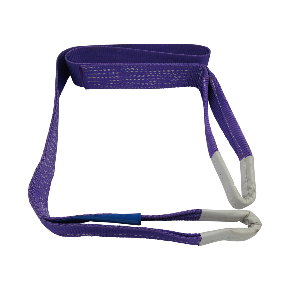 (1 Ton SWL / 60MM Width, 6 Metre) Duplex Lifting Slings Polyester Webbing-image-OPC-P6XH7MW-NEW