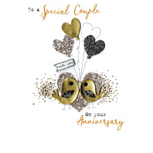 On Your Anniversary With Love Irresistible Greeting Card Embellished Cards