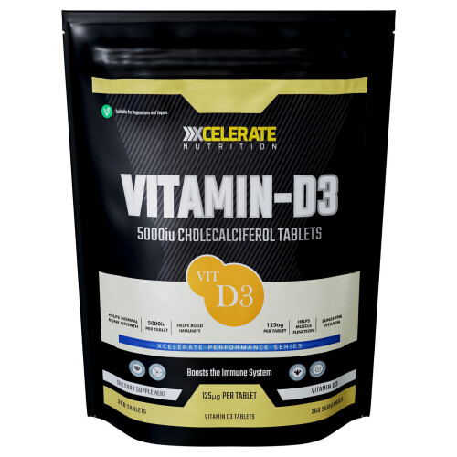 (360 Tablets) XCelerate Nutrition Vitamin D3 Tablets