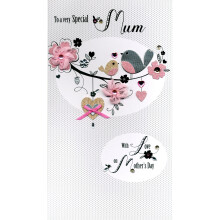 Very Special Mum Boxed Luxury Lavish Mother's Day Card Keepsake Greeting Cards