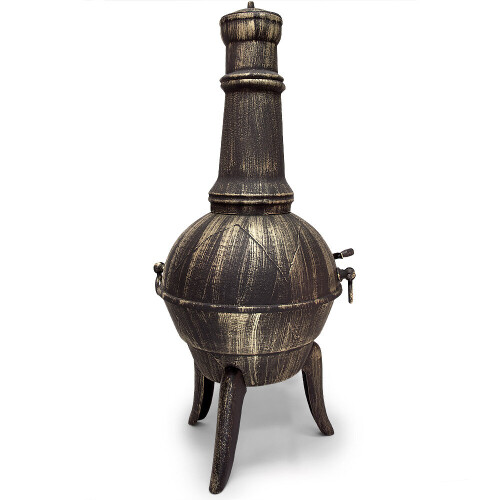 Garden Outdoor Cast Iron Chiminea Chimenea Fire Pit Trend 2