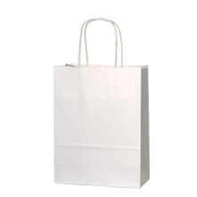 (White, 50) Small Twist Handle Paper Party Bags - Choose your Colour and Quantity