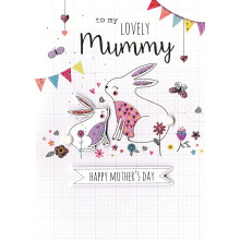Mummy Mother's Day Card Just To Say Embellished Mothers Day Greeting Cards