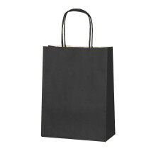 (Black, 25) Small Twist Handle Paper Party Bags - Choose your Colour and Quantity