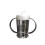 (Pack of 1 , Wide Spout) Two Handled Graduated Beaker With lid - Clear 3