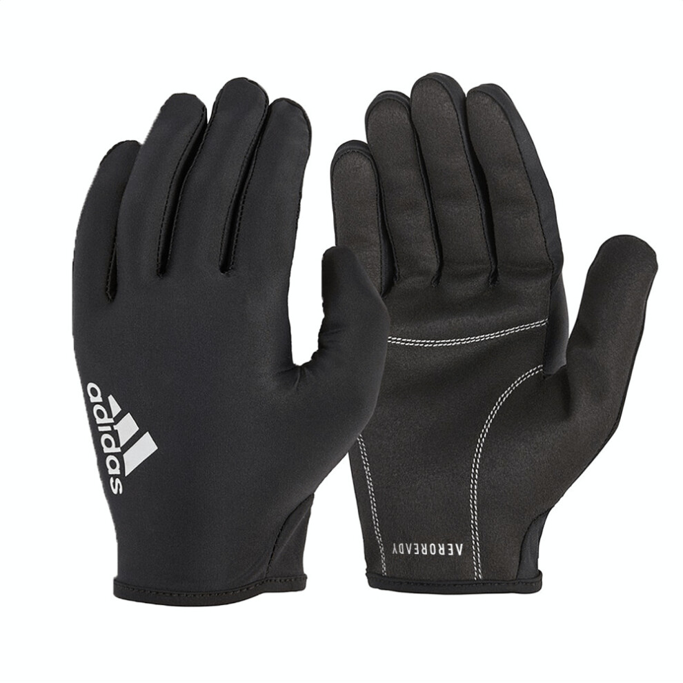 (S) Adidas Full Finger Essential Gym Gloves Weight Lifting Training Fitness