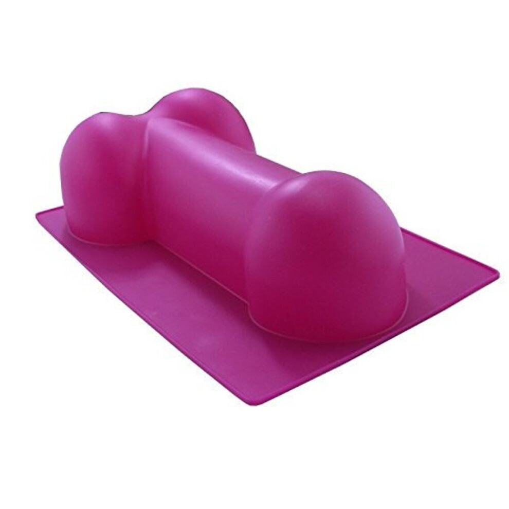 Selecto Bake Large Silicone Penis Cavity Mould Tray Dick Willy Cake Mold Purple