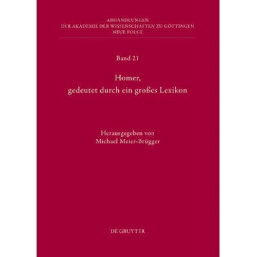 Homer, gedeutet durch ein großes Lexikon