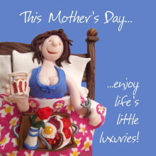 Enjoy Life's Little Luxuries Mother's Day Greeting Card One Lump or Two Cards