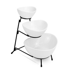 3 Tier Serving Bowls Set Food Display Dessert Party Presentation Three Bowls M&W