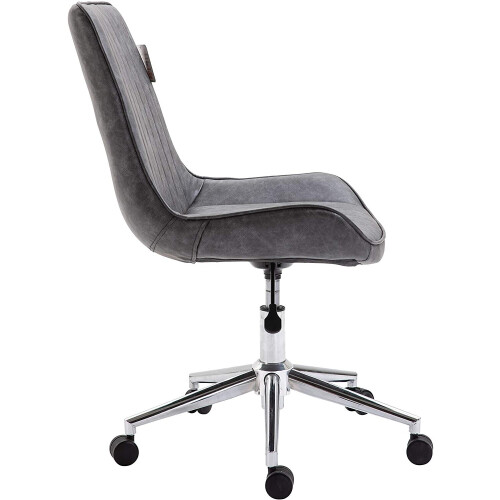 Vintage Grey PU Leather Stressless Office Home Comfortable Chair, Best 1