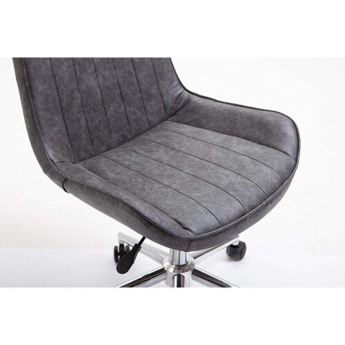 Vintage Grey PU Leather Stressless Office Home Comfortable Chair, Best 2