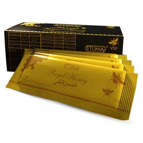 Royal Honey VIP Etumax-12 sachets (10g each) in 1 box.