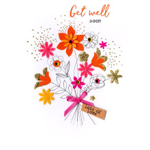Get Well Soon Irresistible Greeting Card Embellished Cards