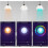 Ranpo Smart Wifi RGBCW Light Bulb E26 9W LED Bulbs Works With Alexa Google Home 9