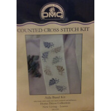 Autumn Leaves Aida Band Cross Stitch Kit - DMC - K4290