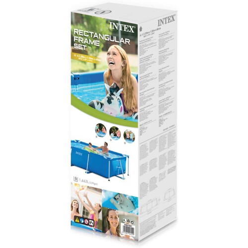 Intex Intex Family Pool Rectangular Frame 300 x 200cm Swimming Pools 1
