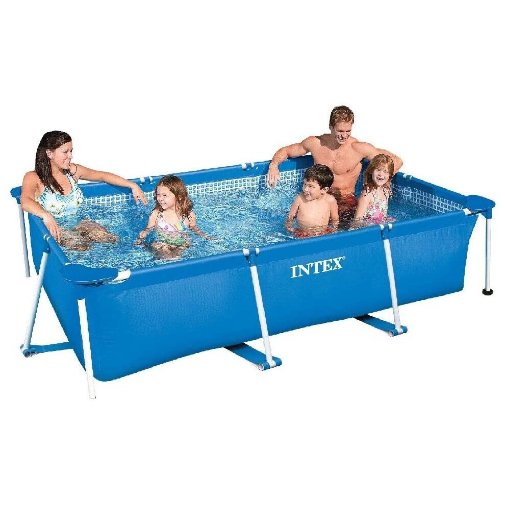 Photos - Inflatable Pool Intex Family Pool Rectangular Frame 300 x 200cm Swimming Pools 