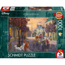 Schmidt Spiele 59690 Thomas Kinkade Disney The Aristocats Jigsaw Puzzle 1000 brikker