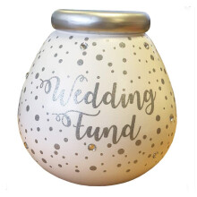 Wedding Fund Pot of Dreams Engagement Gift Save Up & Smash Money Box Pots Gifts