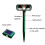 Ultrasonic Repeller with LED Lights Solar Power Driving Device Outdoor Sensor 4