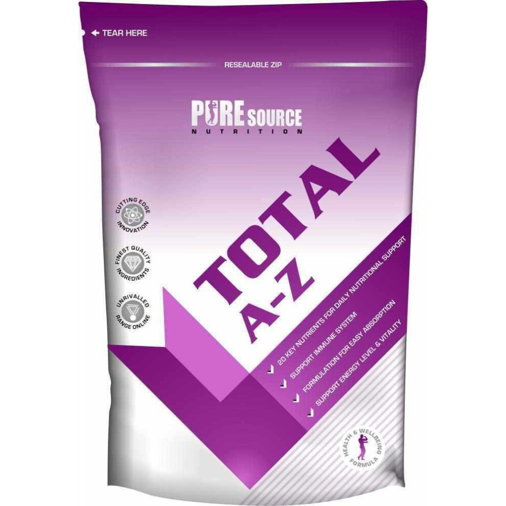 Pure Source Nutrition (120 Tablets) Multi Vitamins Minerals Tablets A-Z Essential Psn