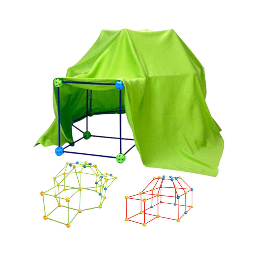 Kit de construction d'une tanière pour enfants Jouet de construction d'une tente pour enfants