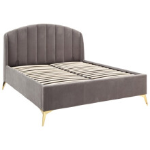 (Grey 5FT Kingsize 150cm) Pettine End Lift Ottoman Storage Bed Frame Only
