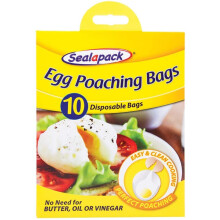 Egg Poaching Bags sealapack Poachies Poaching poach disposable x 10