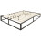 (3FT Single 90cm) Platform Black Metal Bed Frame Only - 4 Sizes 7