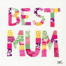 Kirstie Allsopp Best Mum Pretty Mother's Day Greeting Card Art Range Cards