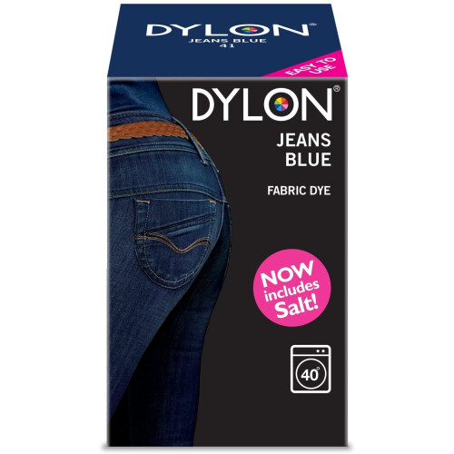 DYLON Jeans Blue Machine Dye 350g Includes Salt. Free Colour Guide on OnBuy