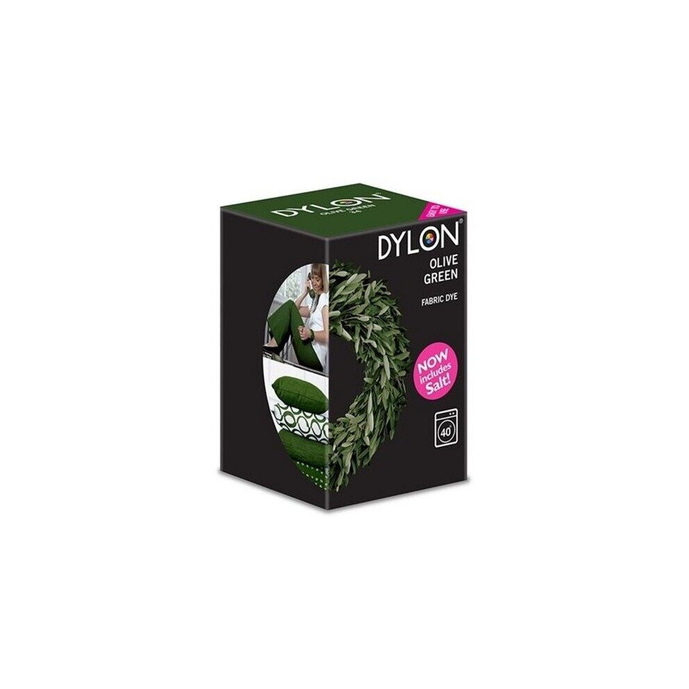 Olive Green (34) Dylon Machine Dye 350g Fabric Dye (Includes Salt)