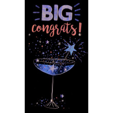 General Congratulations Greeting Card Hand-Finished Champagne Range Cards
