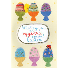Wishing You An Eggs-tra Special Easter Card Hello You Embellished Greetings Cards