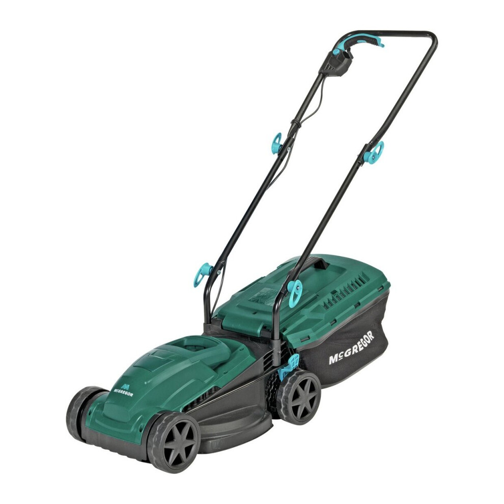 McGregor MER1232 32cm Corded Rotary Lawnmower - 1200W