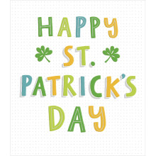 Luck & Laughter Happy St Patrick's Day Greeting Card St Patricks Cards