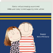 Rosie Made A Thing Survived Ikea Happy Anniversary Greeting Card Humour Cards
