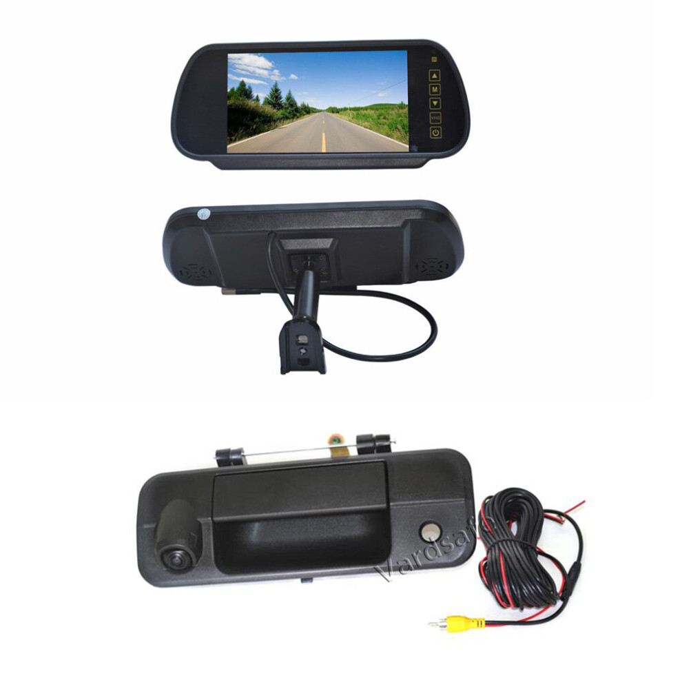 7 Inch Replacement Rear View Screen Display & Tailgate Reversing Backup Camera For Toyota Tundra 720658626215