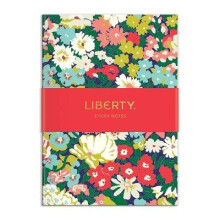 Liberty Floral Haftnotizbuch mit festem Einband von Galison     mit den ikonischen Blumenmustern von Liberty. Enthalt 7 dekorierte Bl   cke fur insge