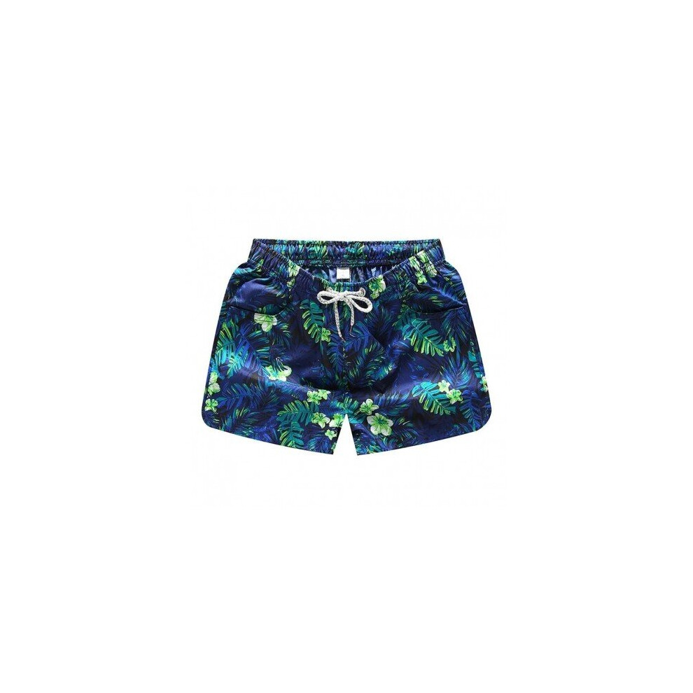 (2XL, GC) Swimming Shorts Men Print Drawstring Loose Quick Drying Short Fifth Pants Beach Swimwear Surfing Swim Trunks Swimsuits-image-OPC-P6XRHDT-NEW