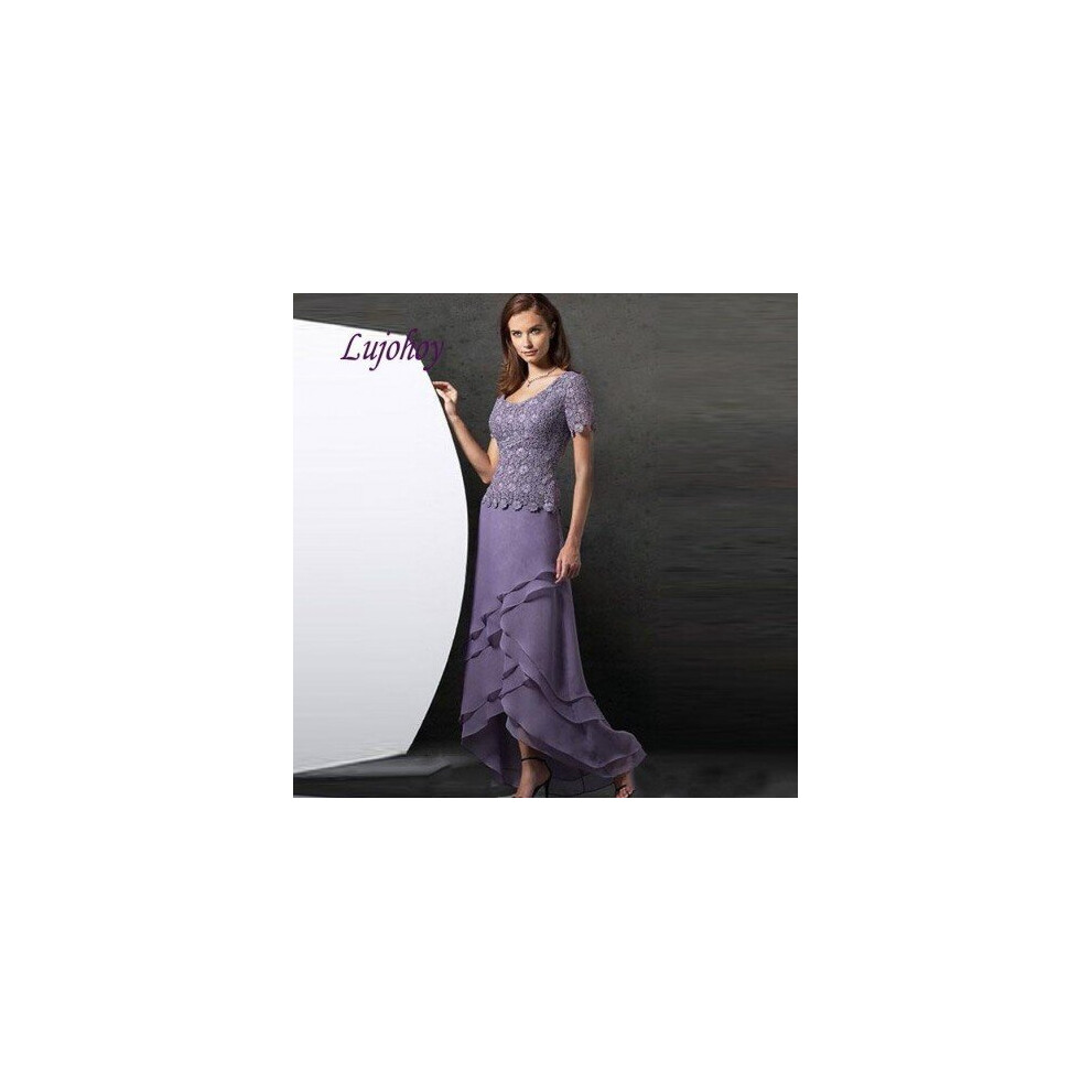 (Gray) Lilac Lace Mother of the Bride Dresses Plus Size for Weddings Evening Godmother Groom Dinner Dresses Gowns-image-OPC-P6XRSDZ-NEW