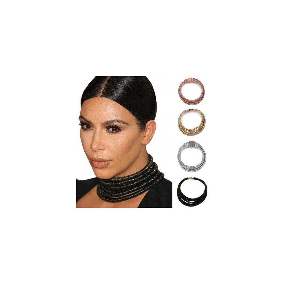 5 colors new disign fashion Kim Kardashian necklace collar necklace & pendant choker statement necklace maxi jewelry choker